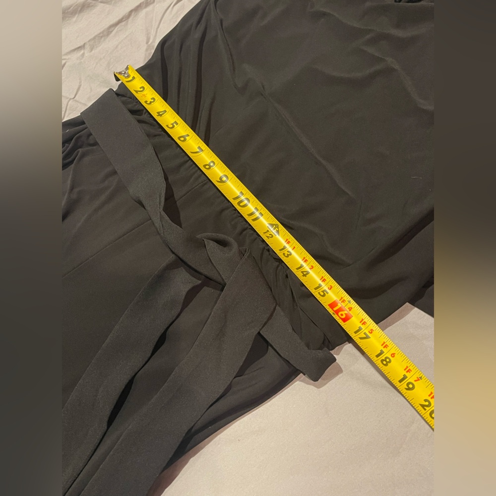 dressbarn Black Maxi jumpsuit Plus XL - Picture 9 of 10
